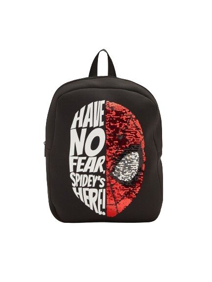 Spider Man Sequins Backpack 34 x 28 CM