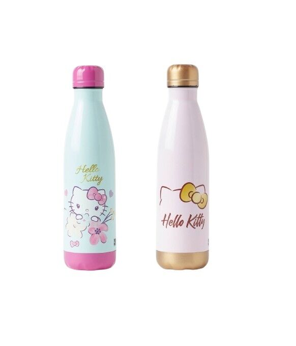 Hello Kitty Metal Water Bottle - Available 2 Designs
