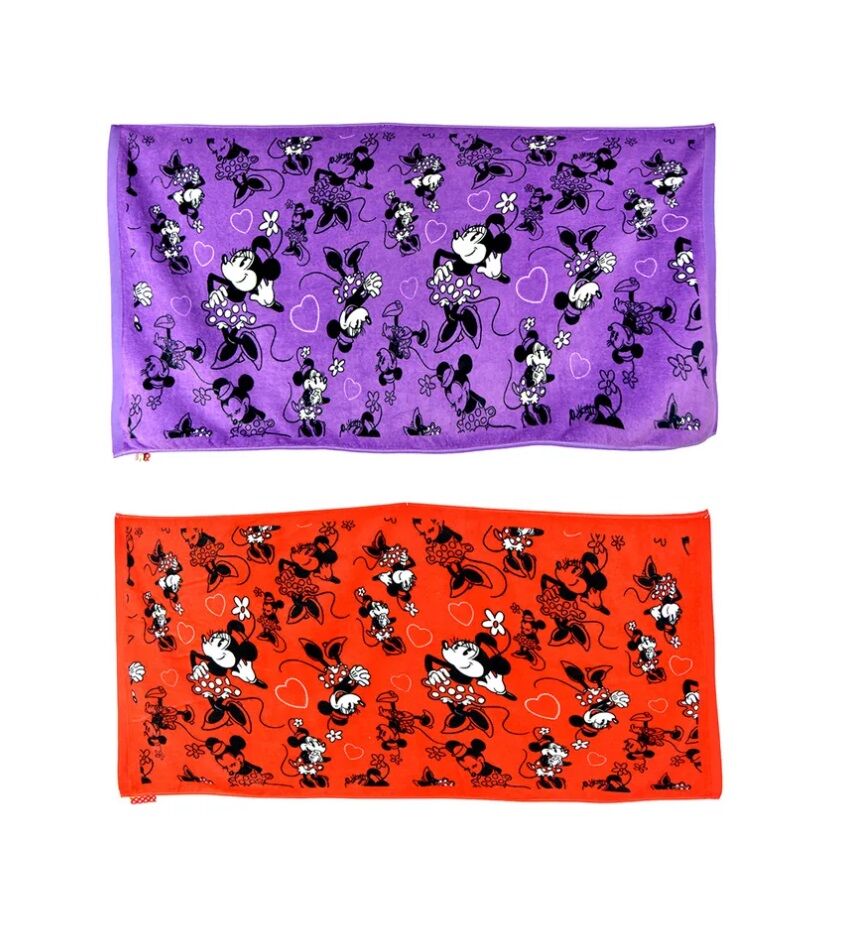 Minnie Mouse Jacquard Towels - Available 2 Colors