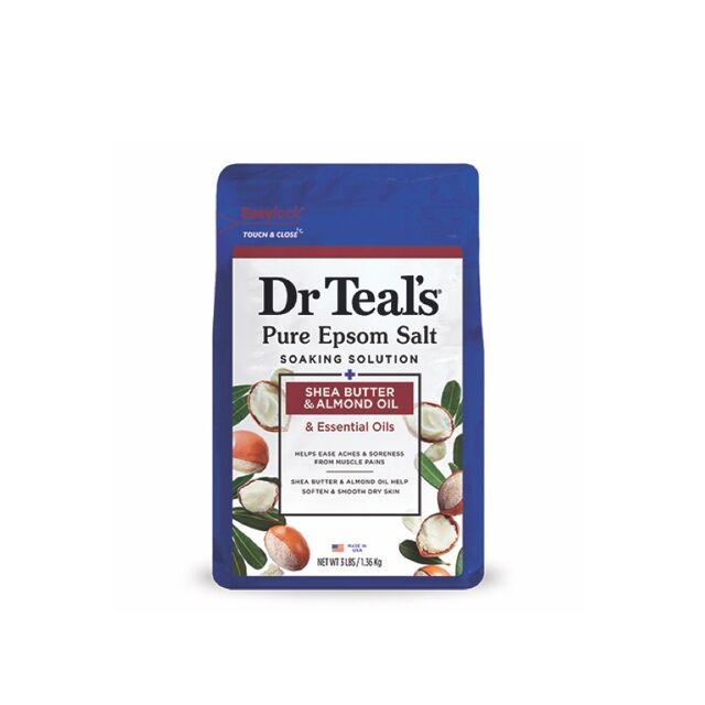 ملح الابسوم ( زبدة الشيا و زيت اللوز الحلو) Dr teal’s
