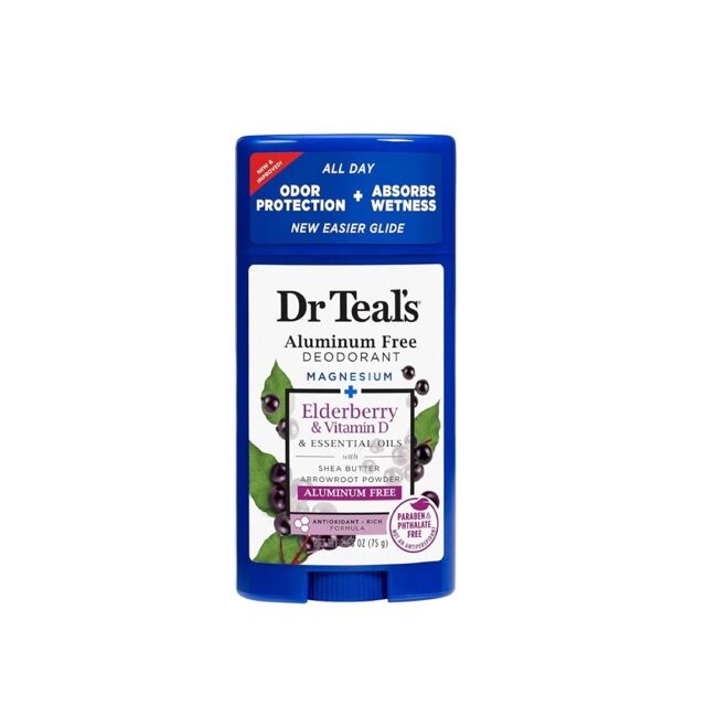 ديودرنت خالي من الألمنيوم ( زهرة البليسان و فيتامين دال) ٢.٦٥ اونص Dr teal’s