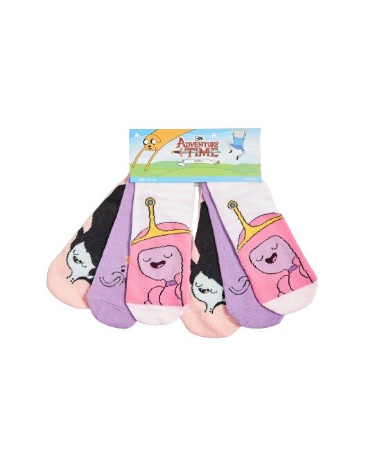 Adventure Time 3 Pairs Printed Socks
