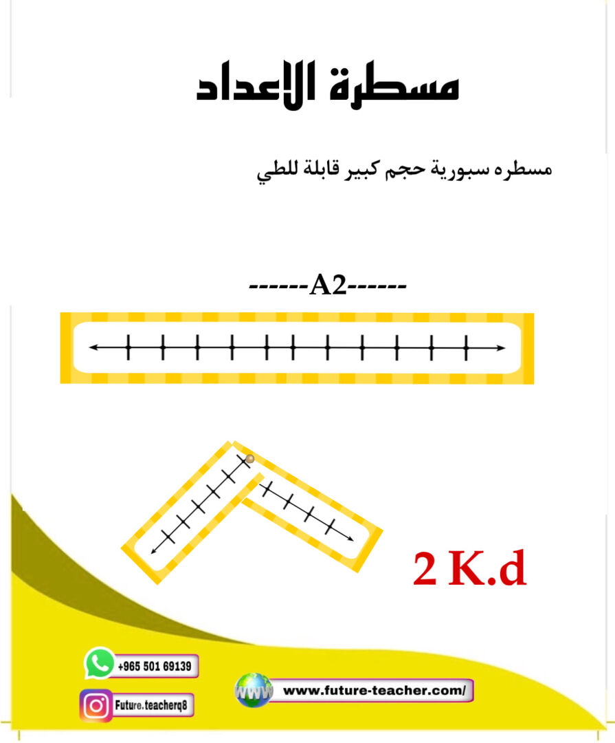 مسطرة الاعداد