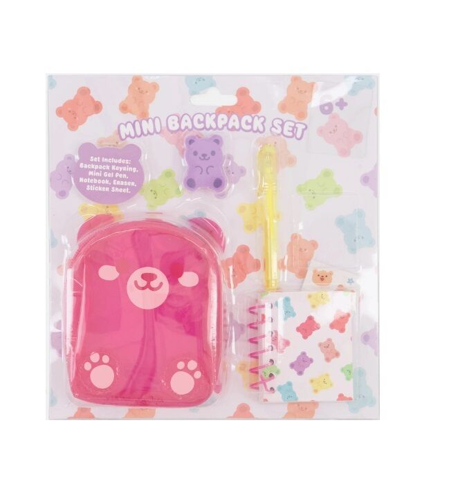 Mini Backpack 5 PCS Set - Bear