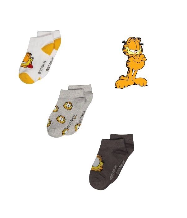 Garfield 3 Pairs Short Socks