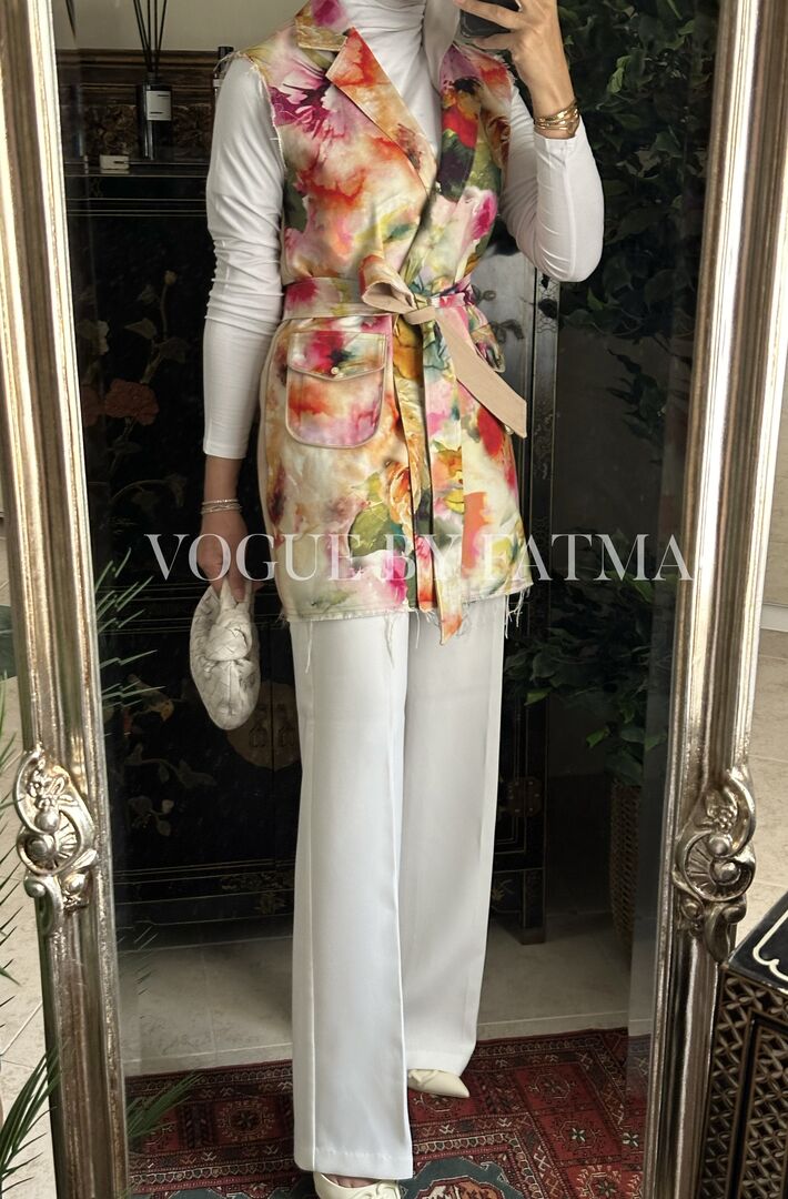 Floral vest