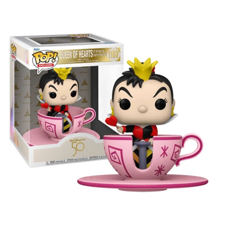 Funko Pop! Deluxe - Queen Of Hearts Special Edition - At The Mad Tea Party Attraction - Walt Disney World 50