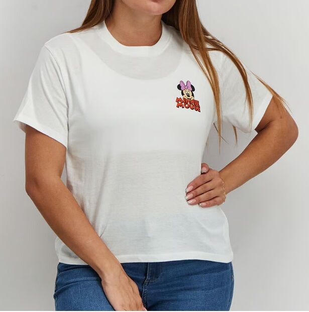 Minnie Mouse Graphic Print Tshirt