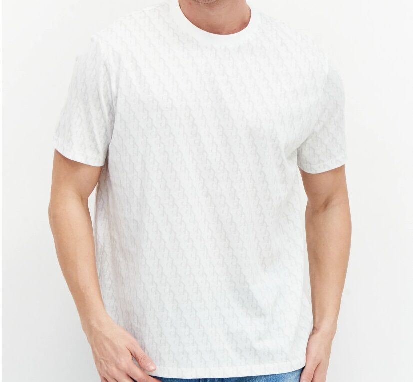 Calvin Klein Men Monogram White Tshirt