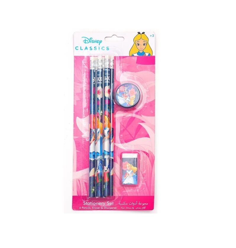 Alice In Wonderland 8 PCS Stationery Set