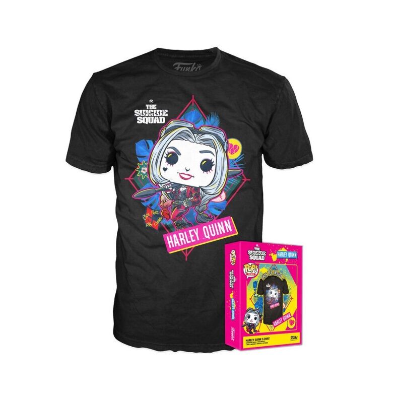 Funko Harley Quinn Boxed T-Shirt - Black