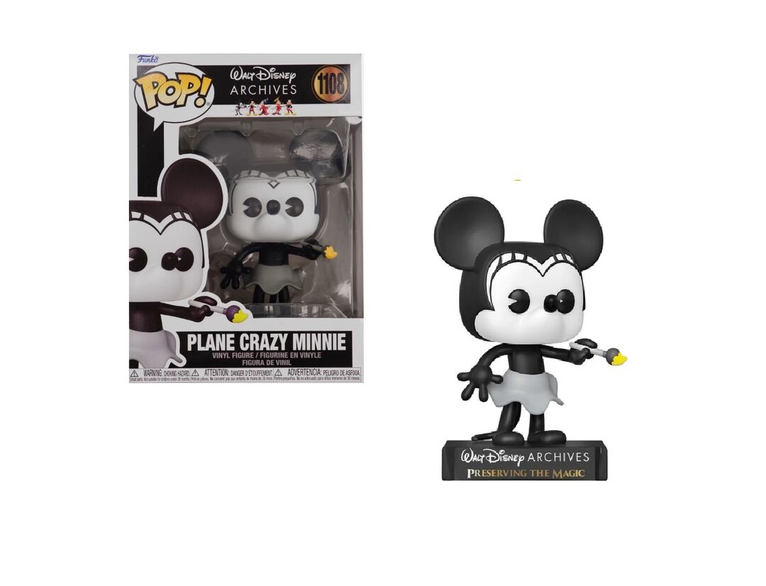 Funko POP! Minnie Mouse Plane Crazy Disney Archives