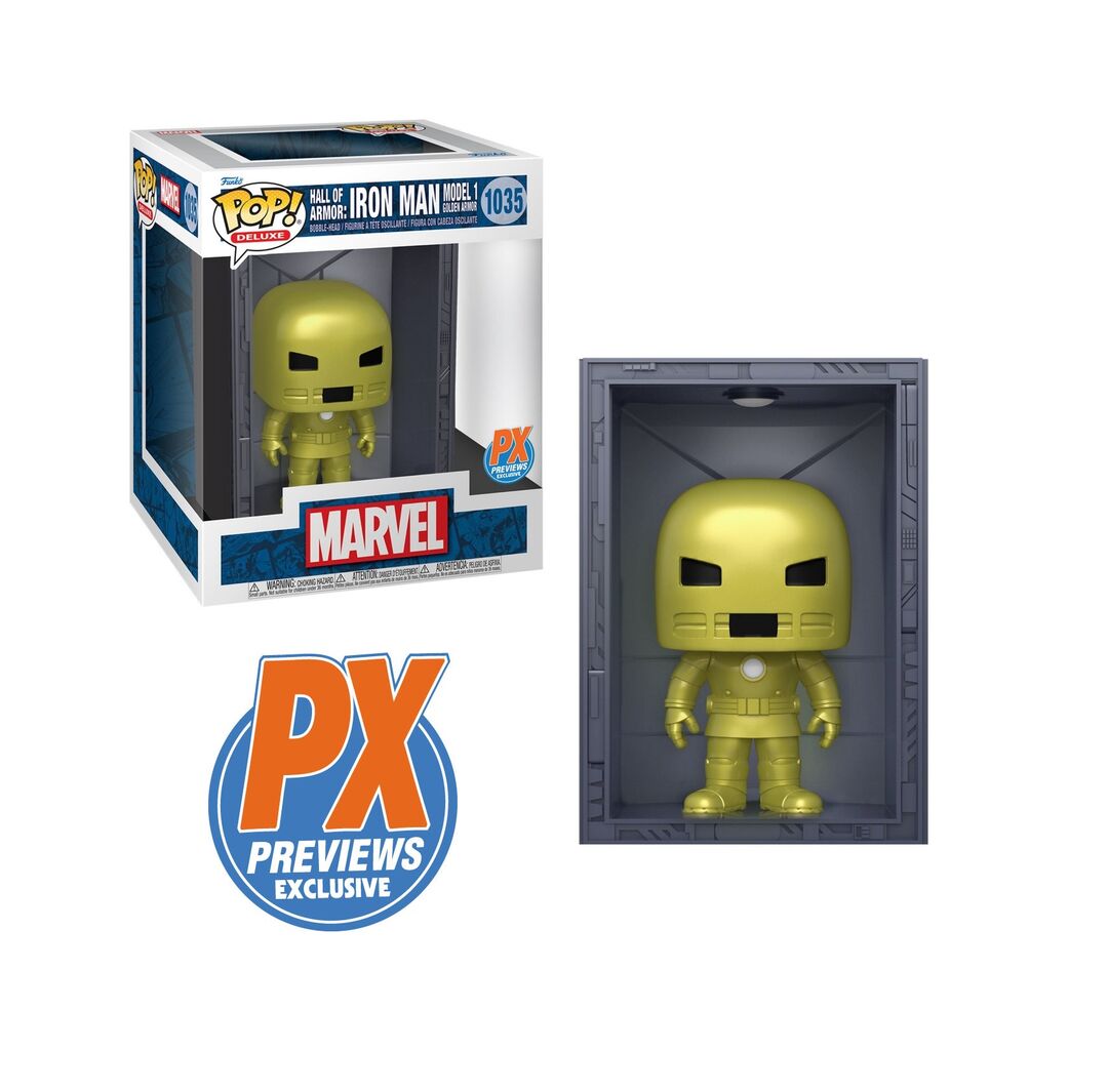 Funko POP! Marvel Iron Man Hall of Armor Model 1