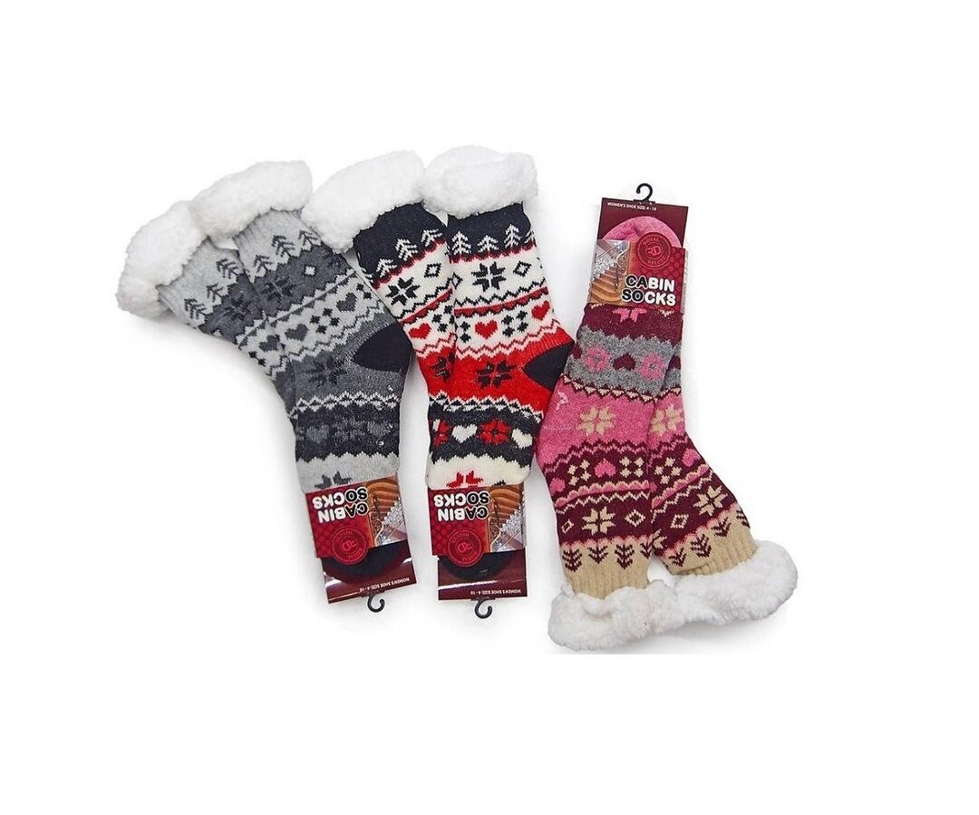 Warm & Fuzzy Slipper Socks - 4 Colors Available