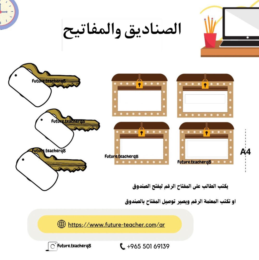 الصناديق والمفاتيح
