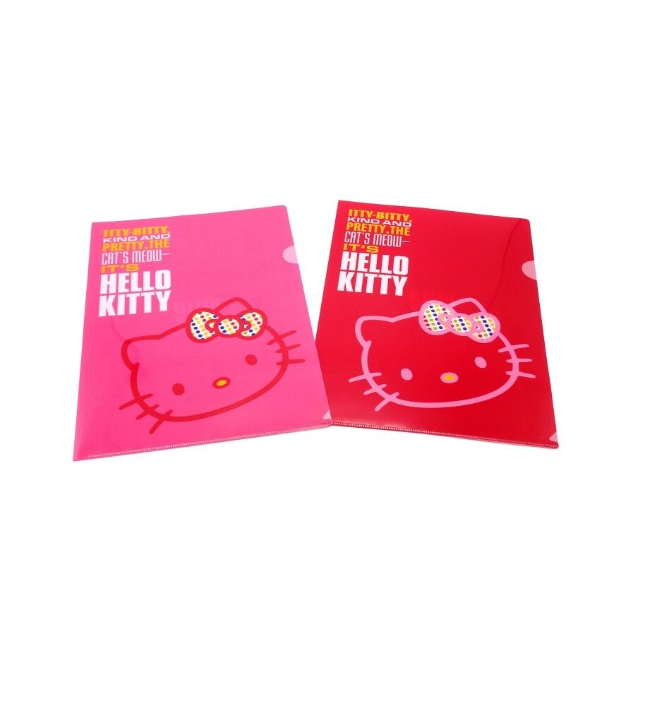 Hello Kitty A4 Size File Folders - 2 PCS