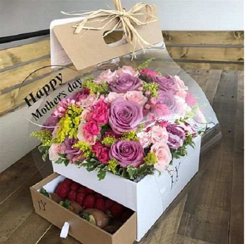Drawer Box Spring flower