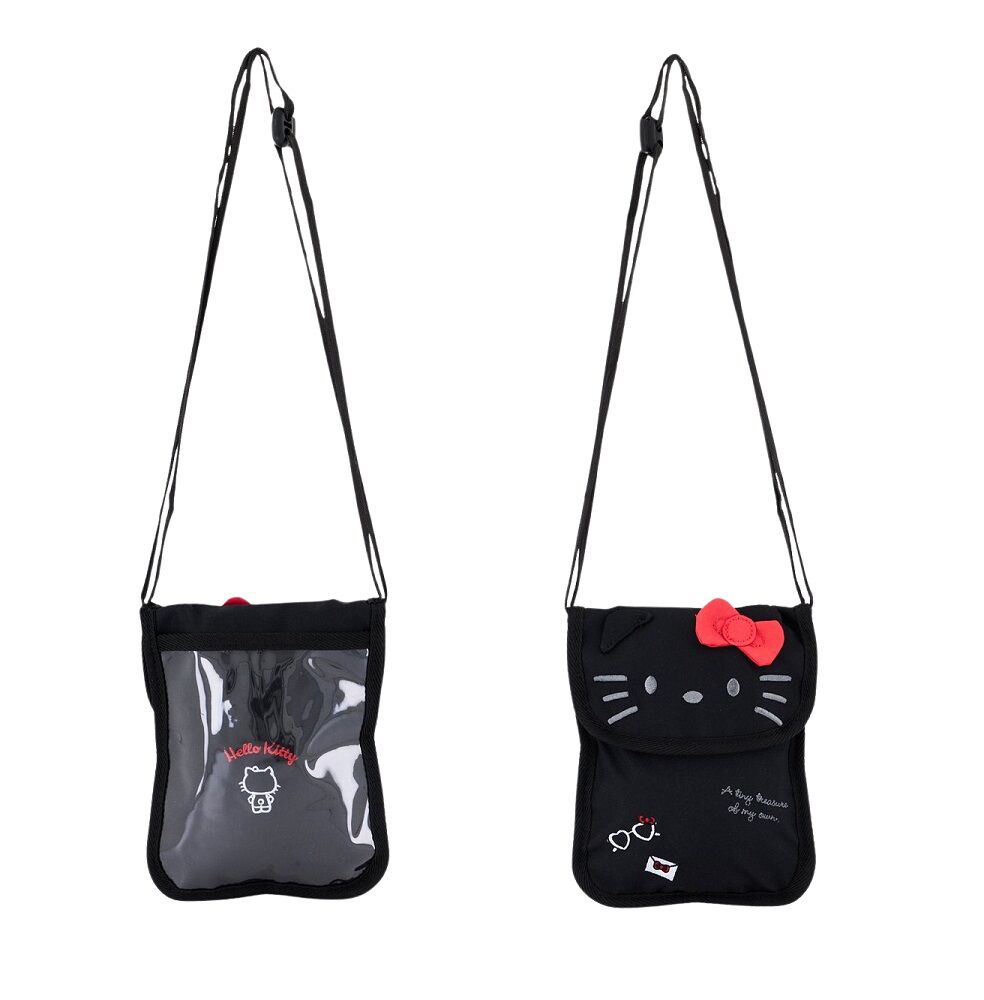 Hello Kitty Crossbody Bag - Black