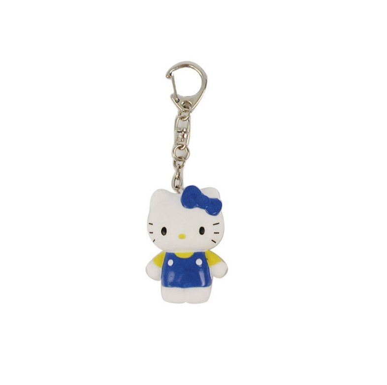 Hello Kitty 3D Keychain White/Blue