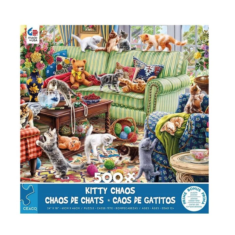 Kitty Chaos Puzzle - 500 PCS
