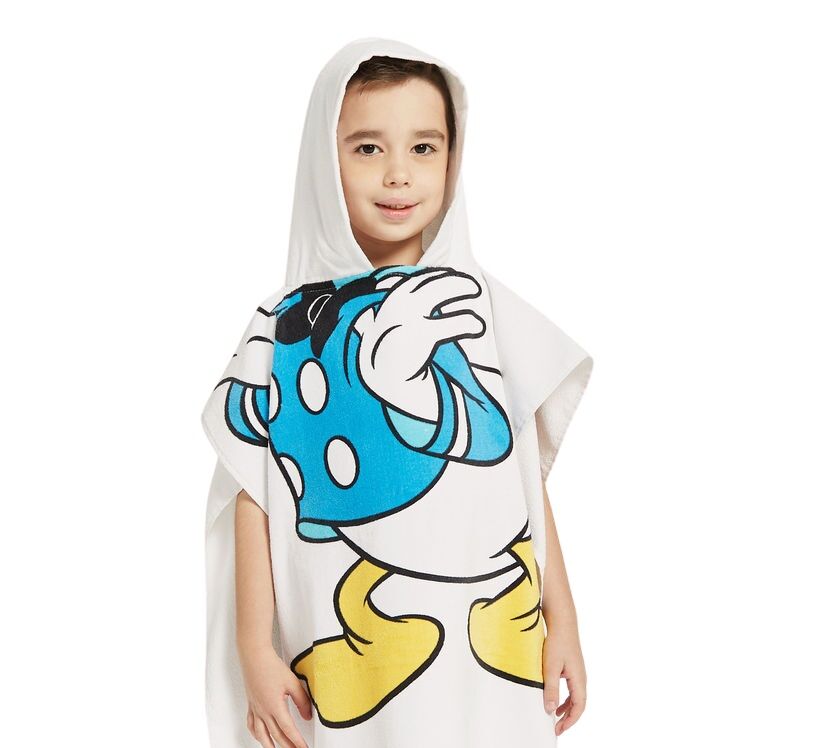 Donald Duck Hooded Poncho Towel