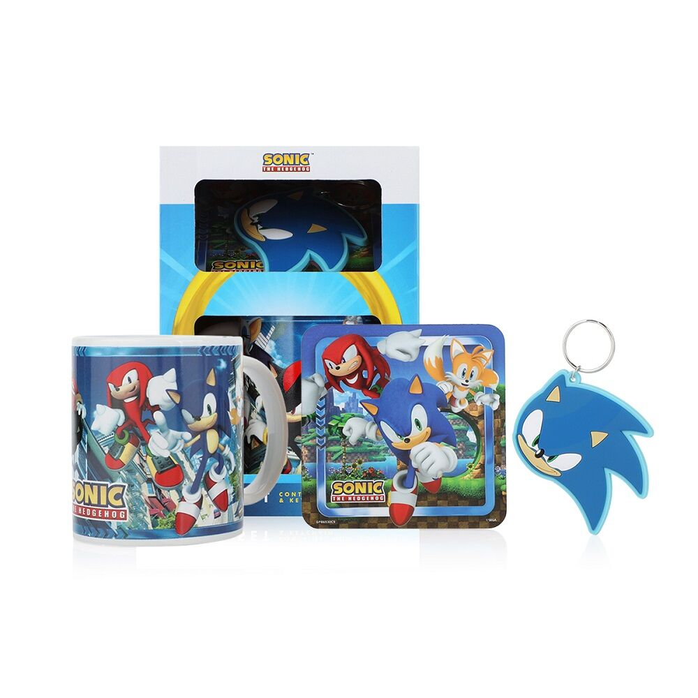 Sonic The Hedgehog Gift Set - 3 PCS