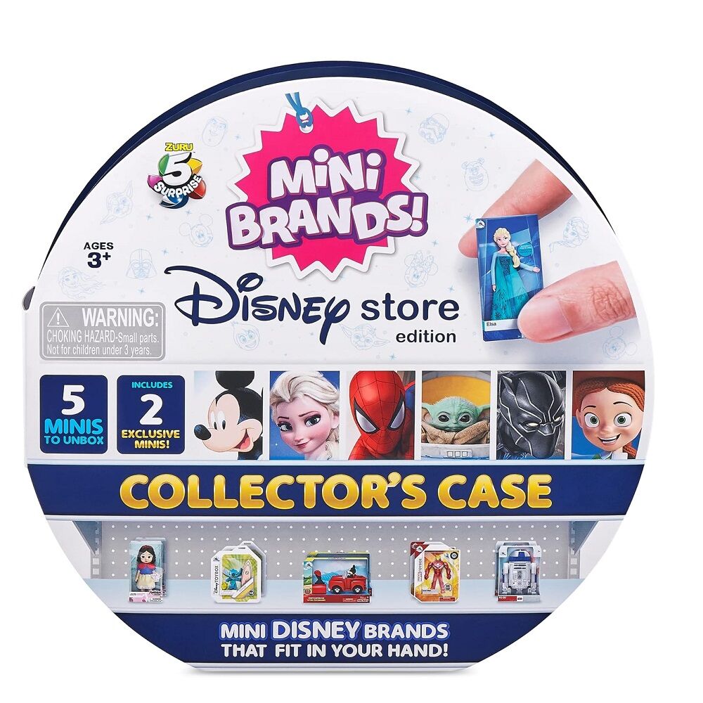 Disney Store 5 Mini Brands Collector's Case