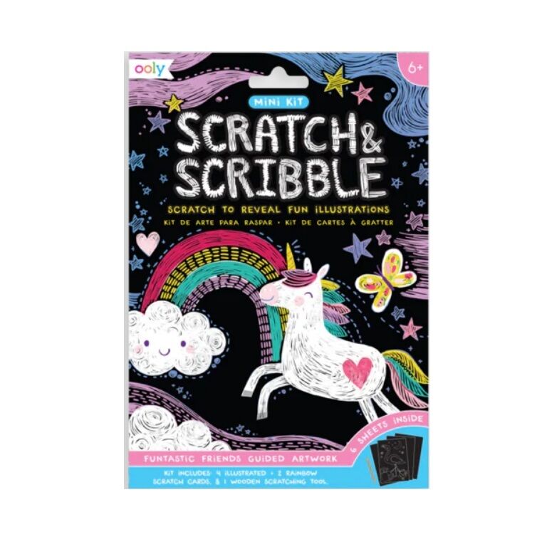 Friendly Scratch & Scribble 7PCS Mini Art Kit