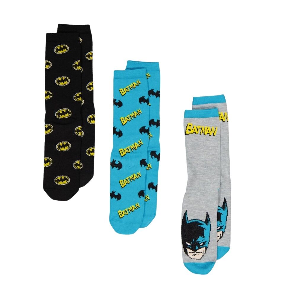 Batman Kids Long Socks - 3 PCS