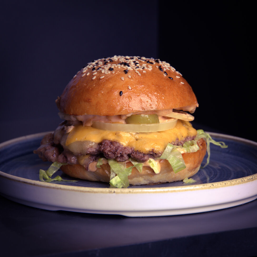 Atomic Smashed Burger No Side | Burger and Lobster