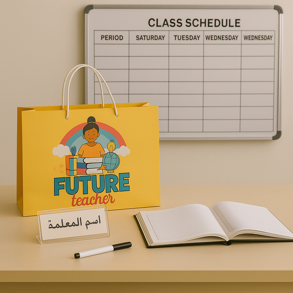 اهداء لمعلمة