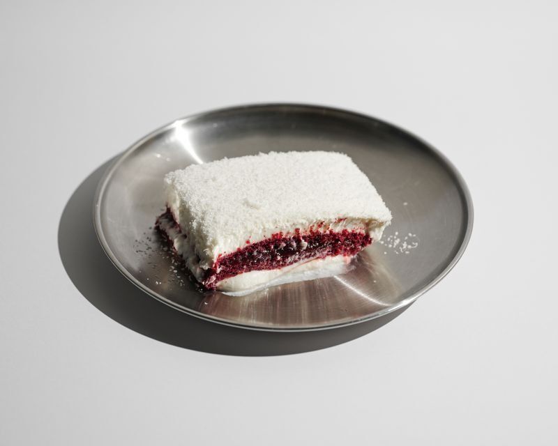 Strawberry coconut cake