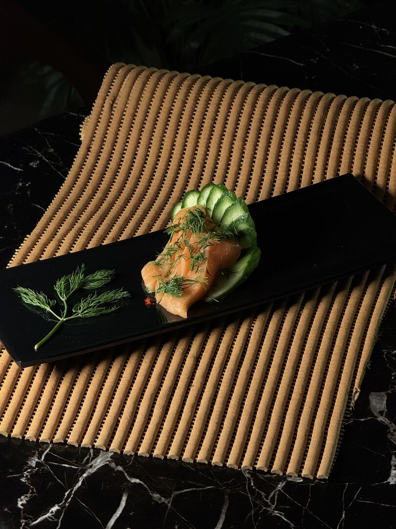 marinated salmon