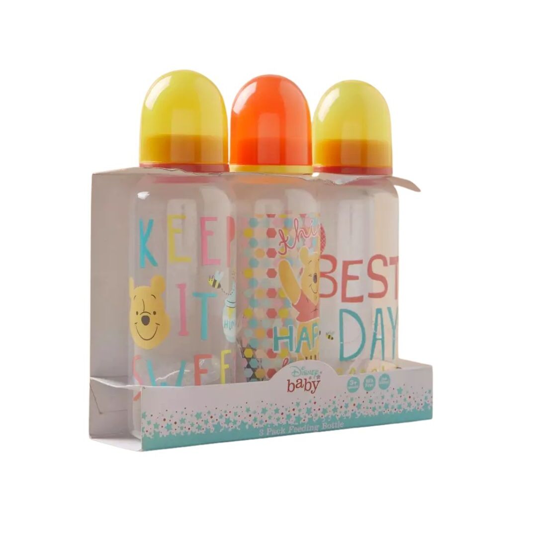 Winnie The Pooh 3 PCS Feeding Bottle Set