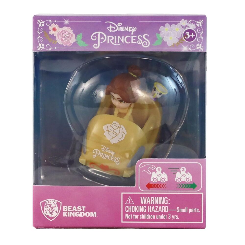 Disney Princess Belle With Chip in A Car