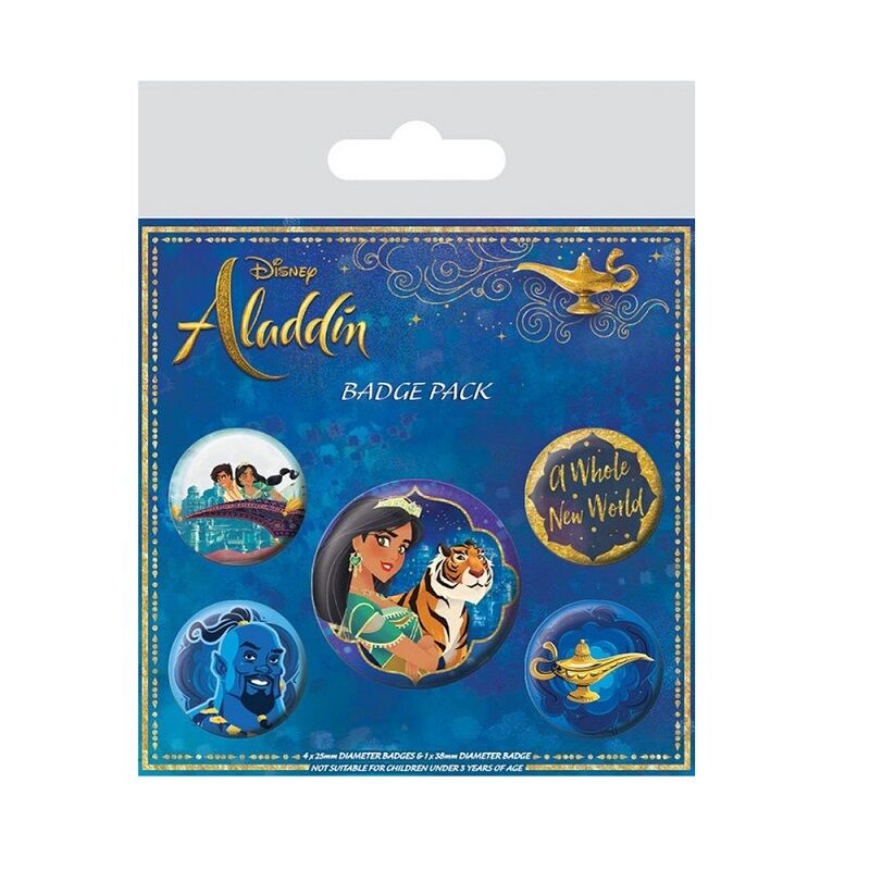 Aladdin 5 Badges Pack