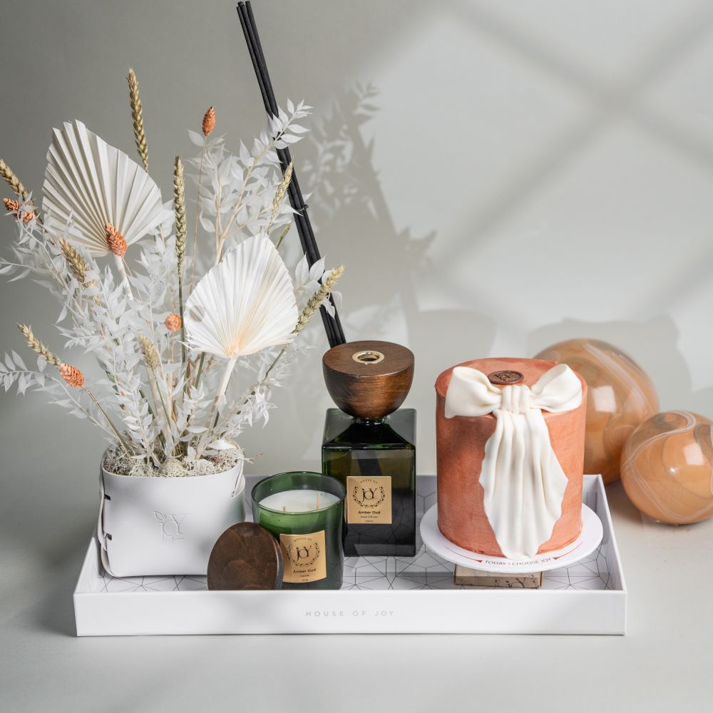Peach Bow Scent Tray