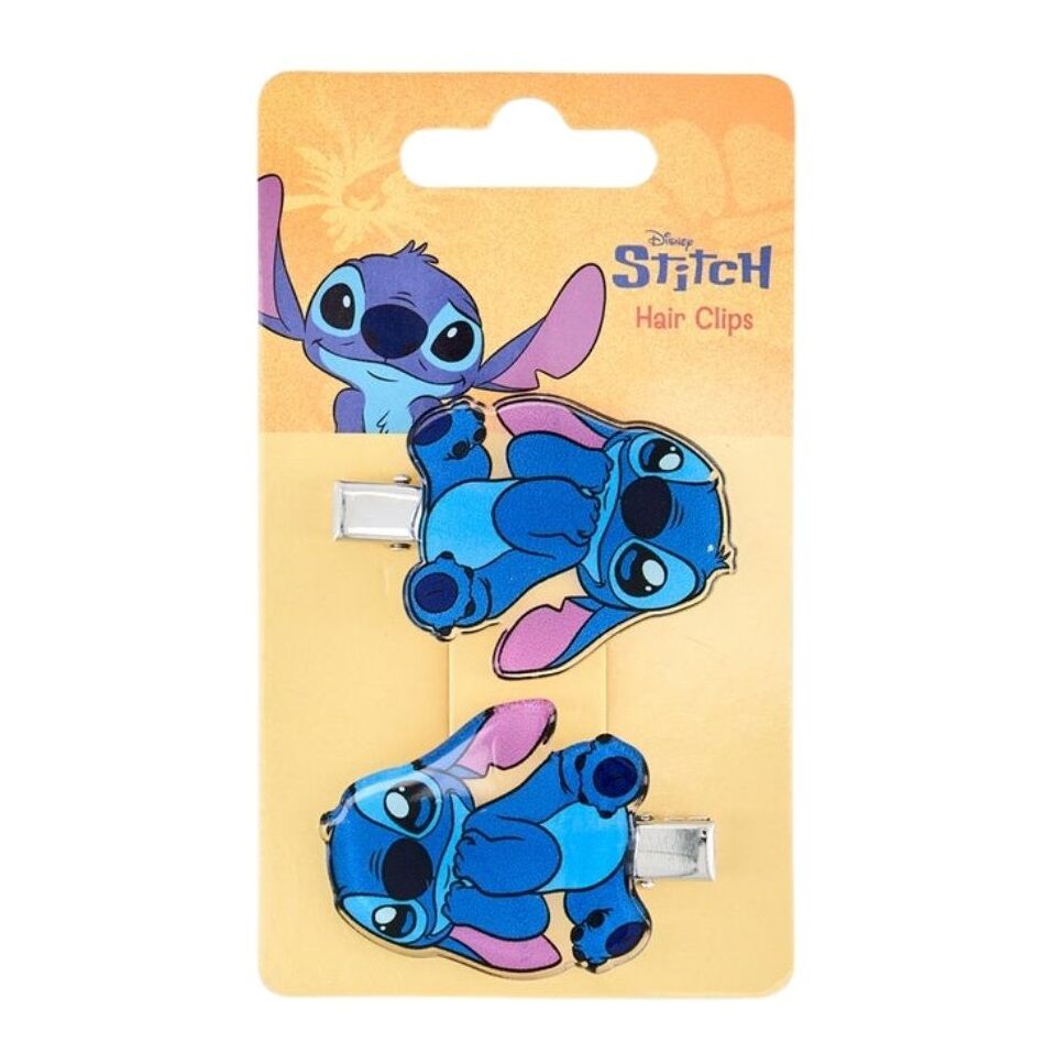 Stitch Shaped Hair Clips - 2 PCS