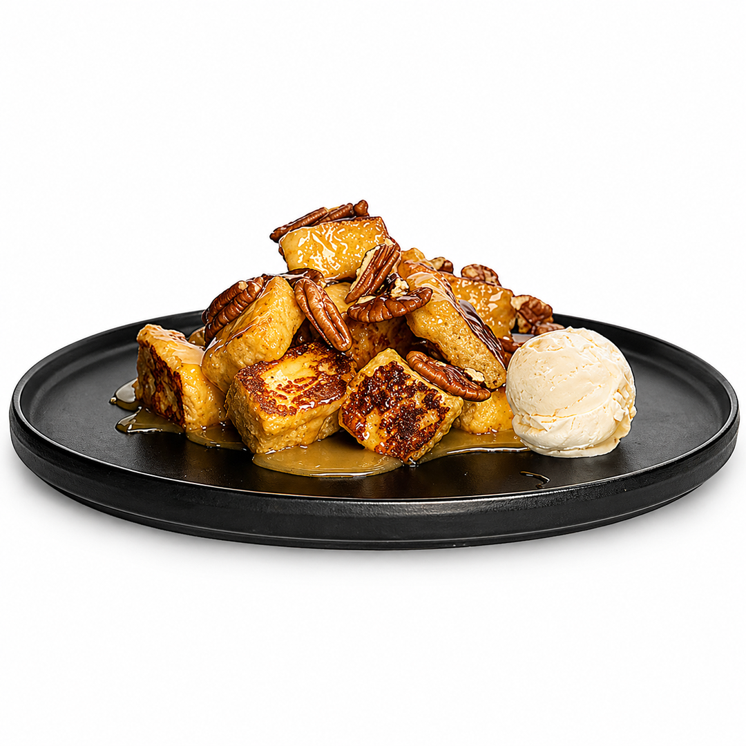 Salted Caramel Pecan French Toast