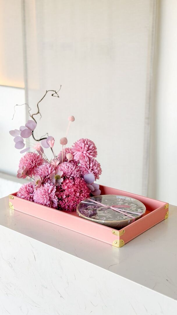 EID Arrangement on Pink tray 1