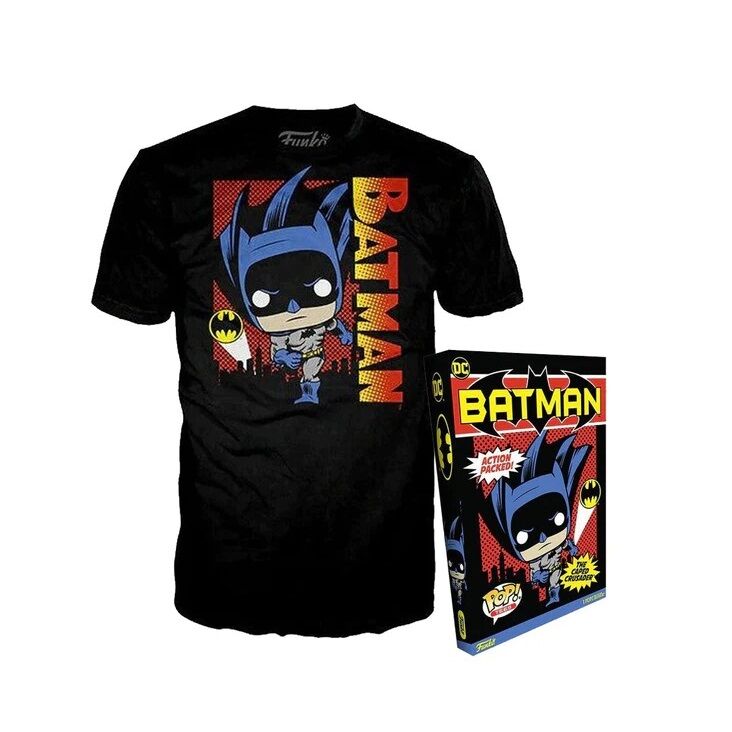 Funko Batman The Caped Crusader T-Shirt - Black