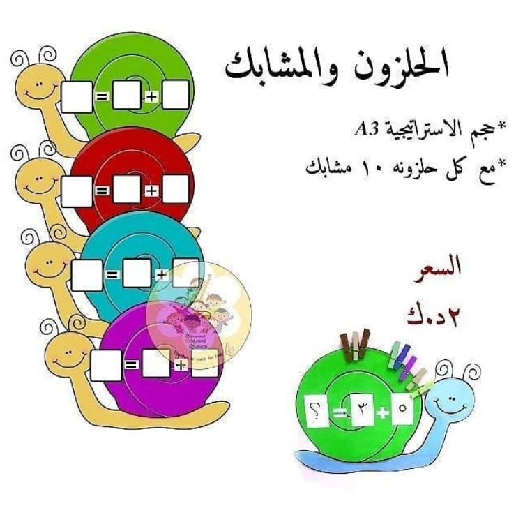 الحلزون و١٠مشابك