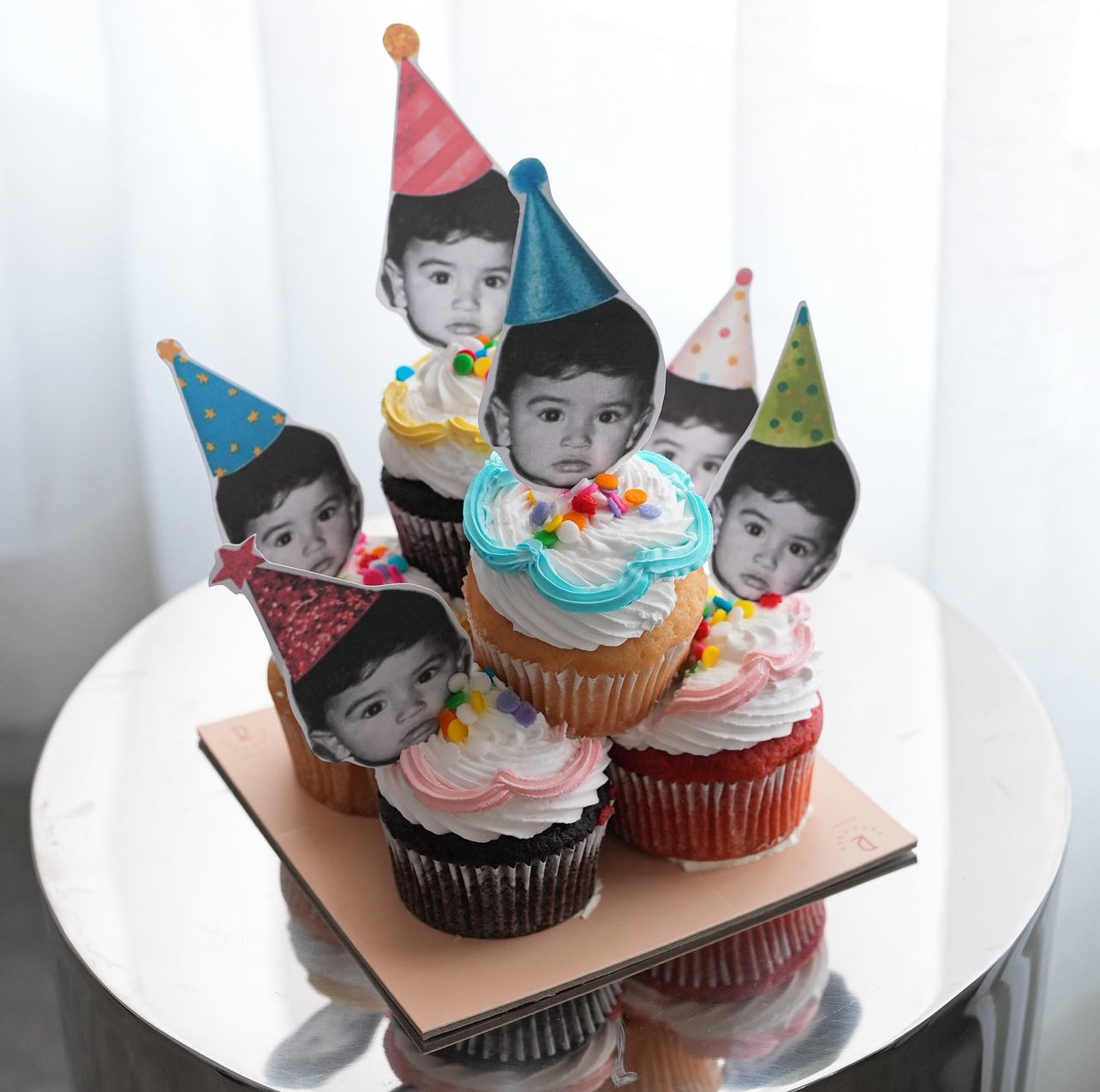 Photo cup cake 6p