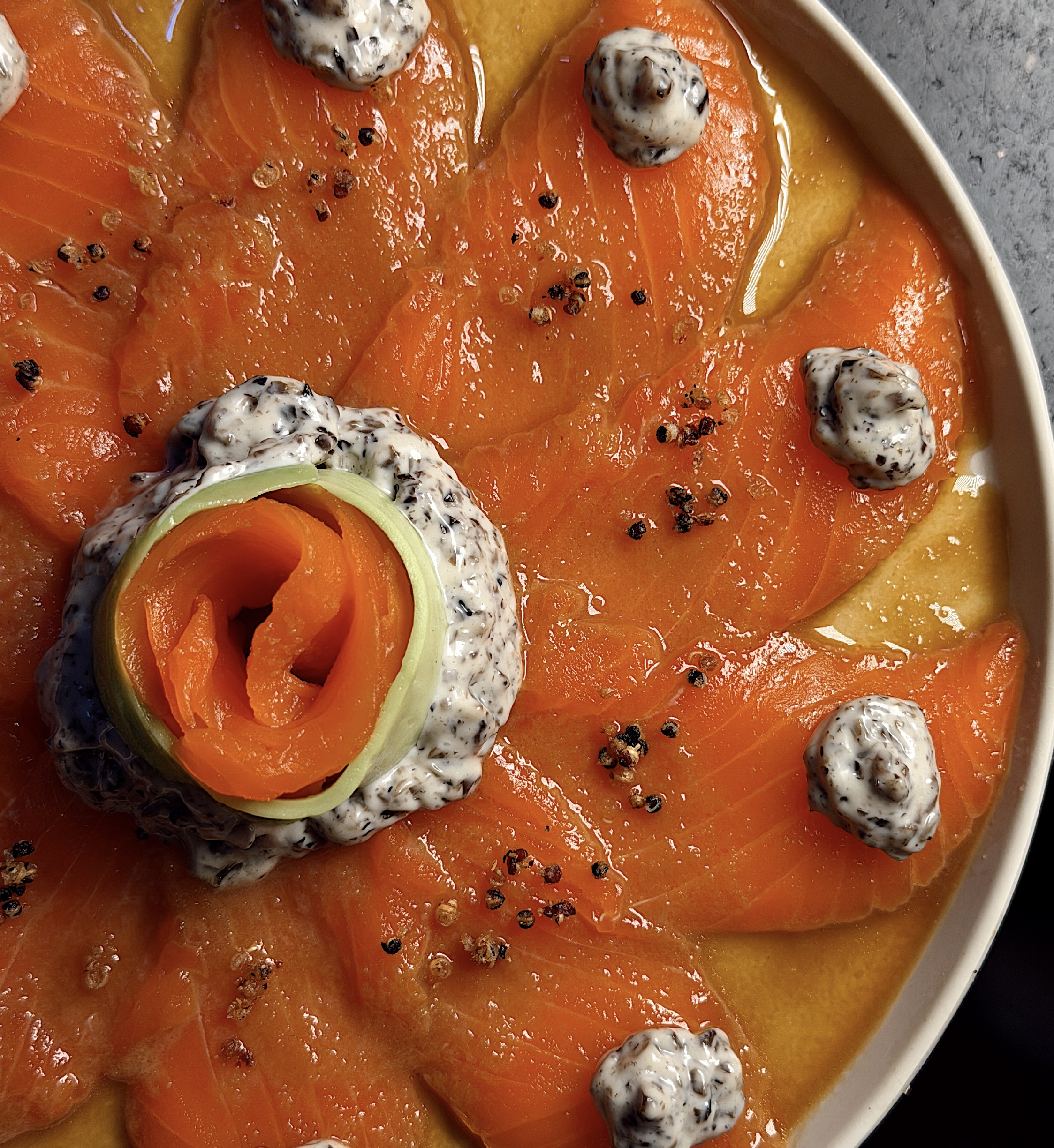 Salmon Carpaccio