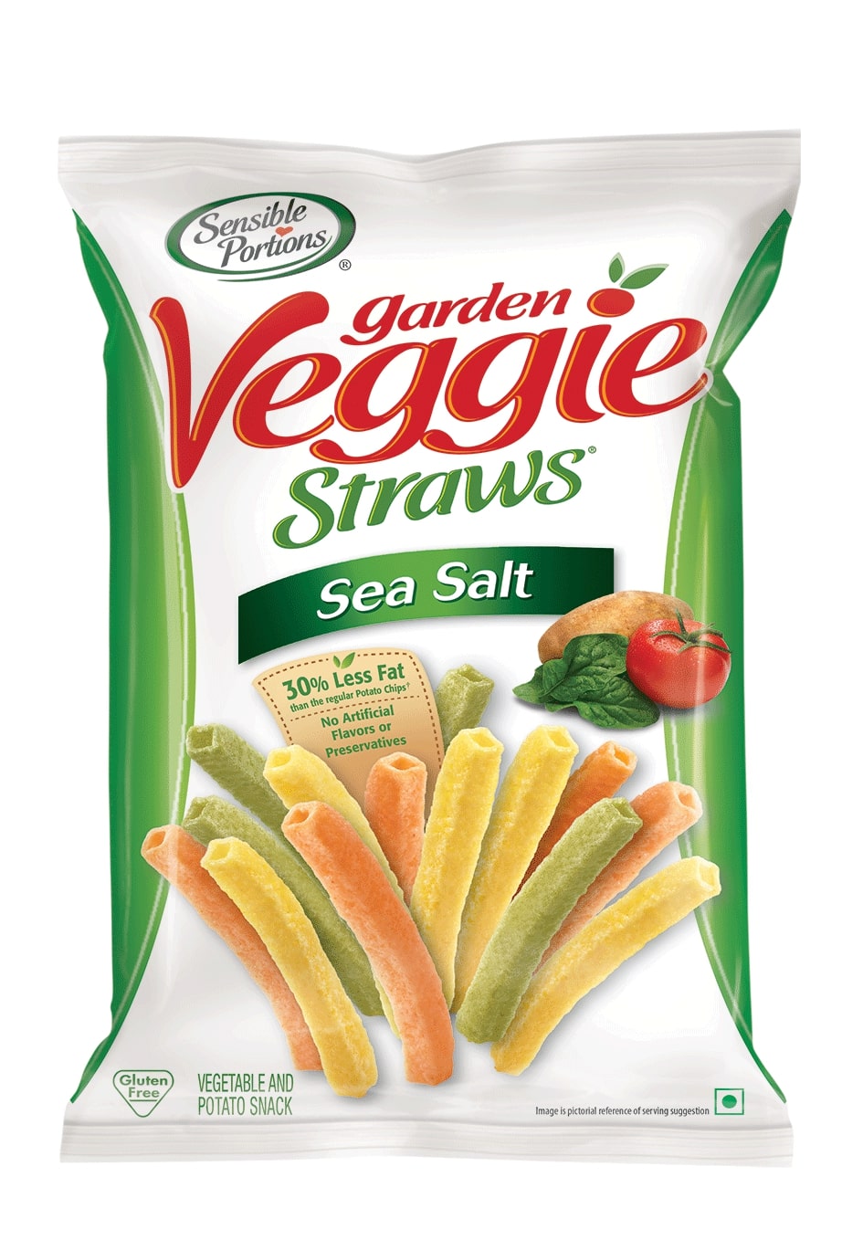 Goodlifekw Com Sensible Portions Veggie Straws Sea Salt 1x120 Grams