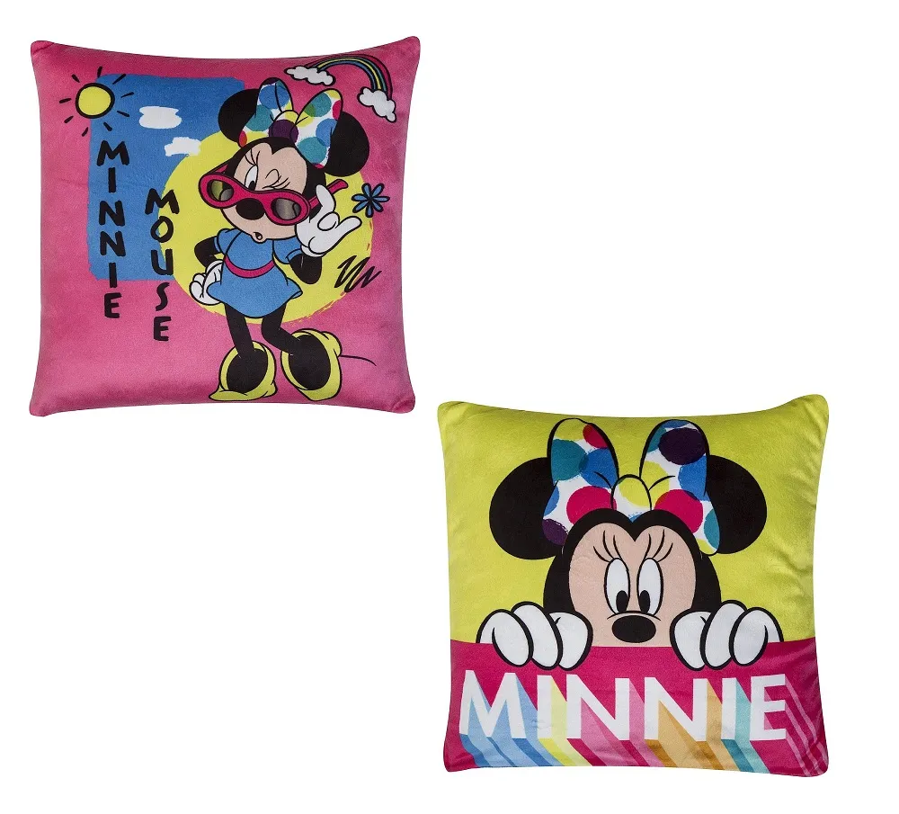 Minnie Mouse Flip-Over Cushion 4 Different Designs in 1