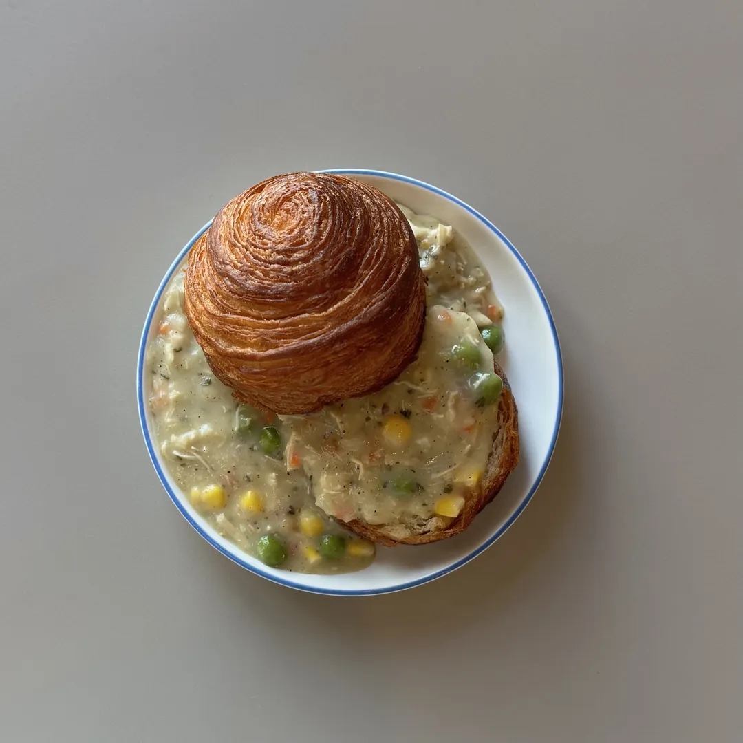 croissant chicken pot pie