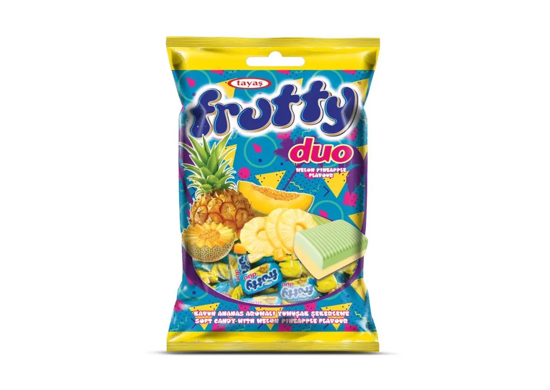 Tayas Soft Toffee Fruity Duo Pineapple/Melon 1kg
