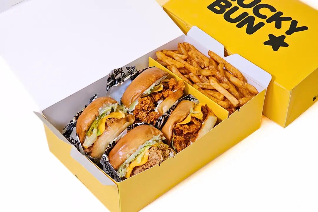 4 Chicken Burger Box