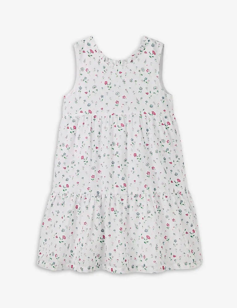 فستان بوني قطني بطبعة الزهور من The Little White Company